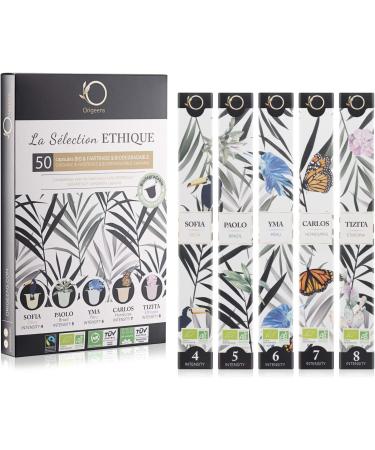  ORIGEENS Coffee Capsules Compatible with Nespresso | Arabic Organic Fairtrade Coffee in Biodegradable Coffee Capsule | Premium Set with 50 Coffee Pods | Hand Roasted Selection Ethique (50 pods) - Buy Online on GoSupps.com