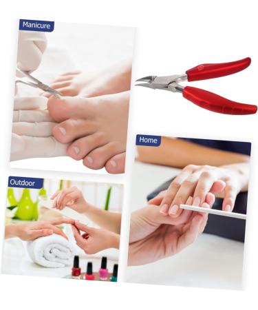 Housoutil Hawk Mouth Pliers Pedicure Nail Cuticle Mouse Halloween Girl Manicure Nail Art Tool para Handle Rubber and Plastic Red Heavy Manicure Tools - Buy Online on GoSupps.com