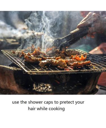 100 Pcs Disposable Shower Caps - Waterproof, Elastic, Clear - Ideal for Women, Men, Spa, Hotel, Salon - Portable and Multi-Functional - Buy Online on GoSupps.com