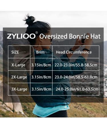 Zylioo XXL Bush Hat for Big Heads | Oversized Wide Brim Hiking & UV Safari Hat | BOONE HAVE for Outdoor Activities | 3XL Arm Green - Buy Online on GoSupps.com