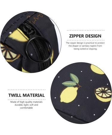 EXCEART 2pcs Menstrual Pad Storage Bag & Tampon Holder - Zipper Nursing Pillow for Sanitary Napkins - Buy Online on GoSupps.com