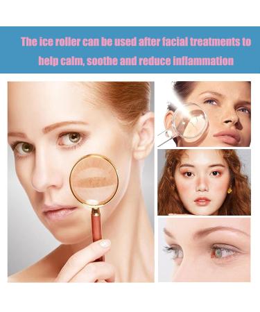Buy Ice Roller for Face & Eye | 2022 New Ice Facial Roller for Skin Care - Shrink Pores Brighten Skin Relax Muscles (Pink - Buy Online on GoSupps.com