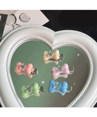 Hair Clips Rhinestones Hair Hair Bows For Womens Cute Bone Hair Clip Vintage Hair Bows Hair Barrettes Rhinestones Multi-color - Buy Online on GoSupps.com