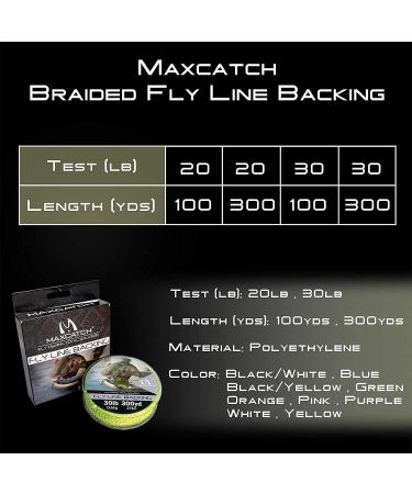Maximumcatch Fly Fishing Backing Cord 20/30lb - 100/300 Yards Yellow/Black | Durable Nylon Fishing Line for International Shipping - Buy Online on GoSupps.com