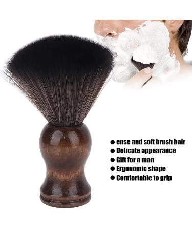 Soft Hair Shaving Brush with Wooden Handle | Gentle Exfoliation & Comfortable Shave for Men | Perfect for Home Barber Shop & Travel - Buy Online on GoSupps.com