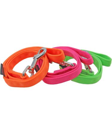 Puppia Authentic Neon Leash - Medium Orange | Durable & Stylish Dog Leash for International Shipping - Buy Online on GoSupps.com