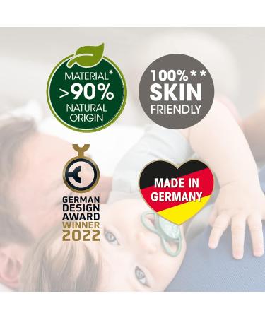 Nip Schnuller My Butterfly Night - Eco-Friendly Silicone Baby Pacifier Lightweight & Jaw-Friendly Size 2 (5-18 Months) - Red - Buy Online on GoSupps.com