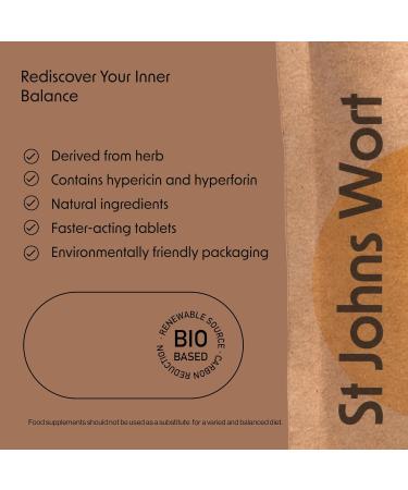 Fitness Health ST Johns Wort 1000MG Tablets | High Strength Supplement | Vegan Tablets & UK Made | High Strength St. John's Wort Supplement | (90 Tablets) 90 Count (Pack of 1) - Buy Online on GoSupps.com