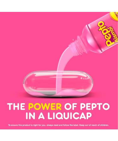 Pepto Bismol Liquicaps Upset Stomach Relief Diarrhea Relief Heartburn Nausea Indigestion Upset Stomach 12 Count - Buy Online on GoSupps.com