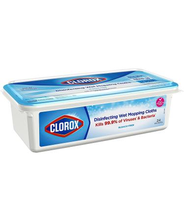 Clorox Disinfecting Wet Mopping Cloths Rain Clean - 48 Wet Refills (2 Pack) - Buy Online on GoSupps.com