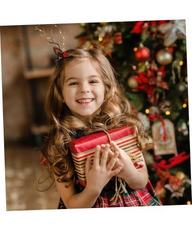 minkissy 2 Pairs Luminous Antler Hair Clip Reindeer Ears Clips Christmas Hair Antlers Clips Xmas Deer Antler Hair Barrettes Reindeer Antlers Xmas Hairpins Summer Non-woven Fabric Ear Clip - Buy Online on GoSupps.com