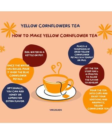 Yellow Cornflowers 100g by Virgolden - Buy Online on GoSupps.com