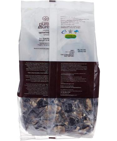 Pure & Sure Organic Whole Tamarind 500GM X 2 - Buy Online on GoSupps.com