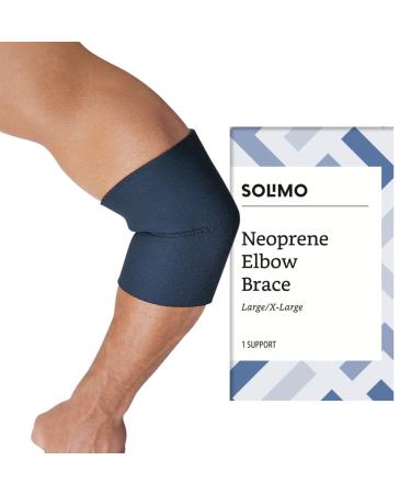 Amazon Brand - Solimo Elbow Brace  Large/Extra Large Large/XL