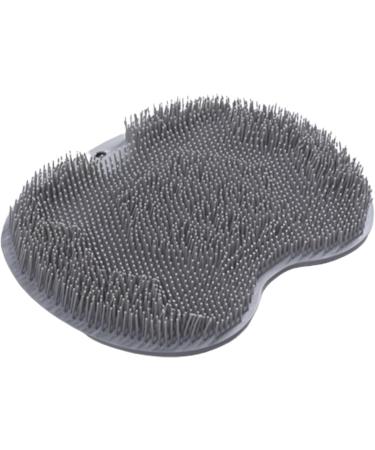 Back Massage Foot Scrubber for Shower - Non-Slip Washable 9x11in Foot Brush with Suction Cups for Cleaning & Peeling - Buy Online on GoSupps.com