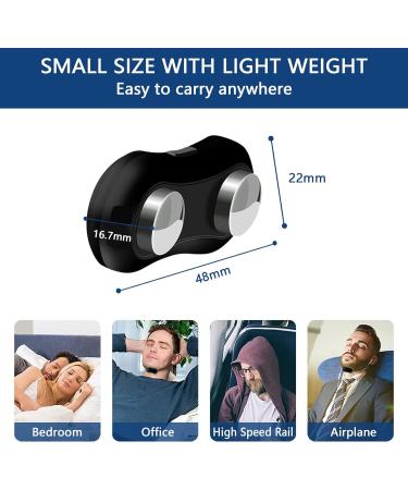 Smart Anti Snoring Device - Comfortable & Effective Solution for Better Sleep (Black) - Buy Online on GoSupps.com