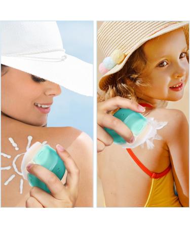 TOYANDONA Cream Brush Makeup Applicator Brush Sun Block Blush Cosmetics Brush Foundation Blending Brush With Cover - Buy Online on GoSupps.com
