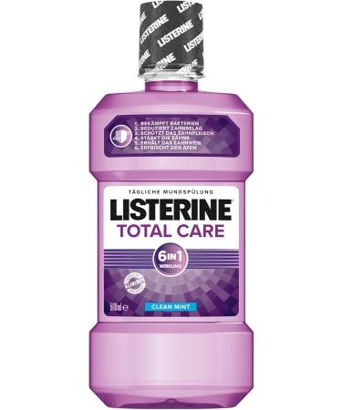 Buy Listerine Total Care Mouthwash 6in1 - Antibacterial & Fluoride Mint (3 x 500ml) - International Shipping - Buy Online on GoSupps.com