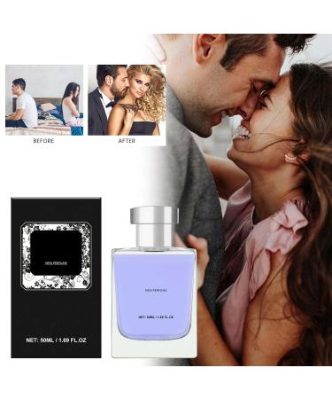men Perfume Soft Hypoallergenic Eau De Parfum Captivating Body Mist Suitable for All Skin Types Perfume Gift for men 10x5.4x3.2cm Purple - Buy Online on GoSupps.com