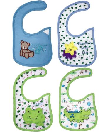 Yafane 12pc Baby Bib Waterproof Cotton Bandana Drool Bibs for Boys - Ruttino Cloth Set - Buy Online on GoSupps.com