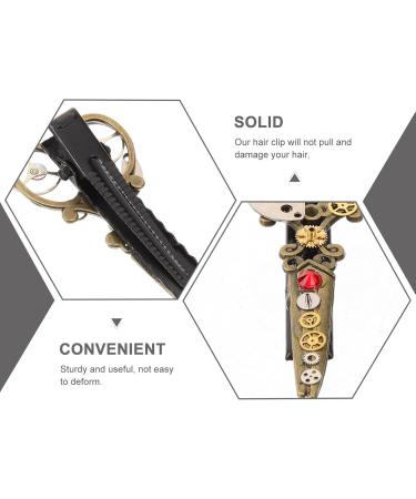 Beaupretty Steampunk Hair Clip Gear Scissor Hair Clip Decorative Hair Clip Punk Hair Clip Gothic Vintage Hair Clip Retro Barrette Lolita Hair Clip - Buy Online on GoSupps.com