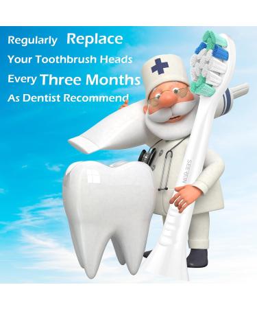 Replacement Toothbrush Heads Compatible with Sonicare Fits Philips Sonicare C2 C1 G2 W W2 4100 5100 6100 | 8 Pack - Buy Online on GoSupps.com
