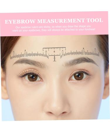 Healeved 400 Pcs eyebrow positioning tool ruler for eyebrow women eyebrow ruler - Buy Online on GoSupps.com