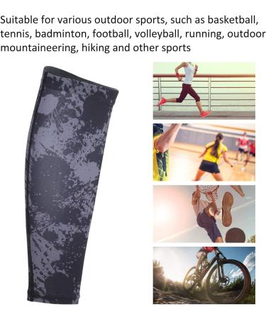 Calf Guard Great Elastic Calf Compression Sleeves Graffiti for Running Travel Cycling Sports(L) - Buy Online on GoSupps.com