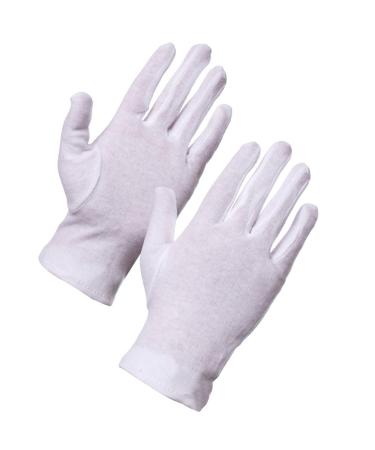 5 Pairs of Large Medisure Cotton Gloves - 100% Medical Skin Moisturising