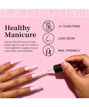 AIMEILI Gel Nail Polish Set Nude Gel Polish Set Soak Off UV LED Glossy Nail Salon Set Gel Varnish Nail Art Manicure Pedicure - Long Lasting & Easy to Apply 4pcs X 10ml - Kit28 KIT4-28 10 ml (Pack of 4) - Buy Online on GoSupps.com