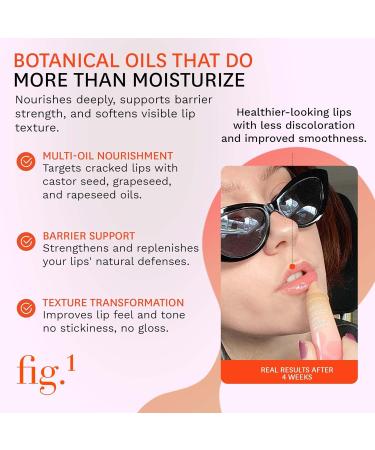 Fig.1 ReviveLip Enzyme Mask | Hydrating Lip Balm for Dry Flaky Lips Vegan Moisturizing Lip Treatment with Papain & Hyaluronic Acid | Overnight Lip Mask | Lip Moisturizer for Sensitive Skin 0.5 oz - Buy Online on GoSupps.com