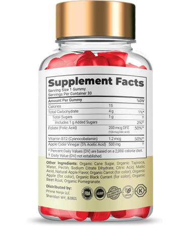 Prime Ninja Speedy Keto ACV Gummies for Weight Management - 1 Bottle - Buy Online on GoSupps.com