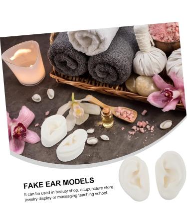 Healvian 2 Pairs Artificial Ear Models for Earrings | Silicone Right Ear Imitation | Perfect for Piercing & Body Training Tools - Buy Online on GoSupps.com