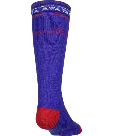Bridgedale Kid's Merino Ski Socks (2 Pack) - Small Royal/Red - Buy Online on GoSupps.com