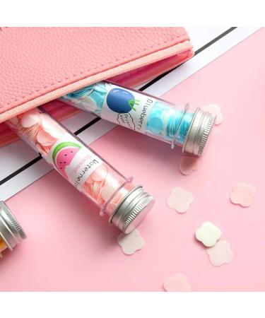Paper Soap | Travel-Friendly Disposable Soap Flakes | Scented Mini Handwash Strips | Tube Bottle with Flower Design | Pocket Size Hygiene for Travel Office Camping (6) - Buy Online on GoSupps.com