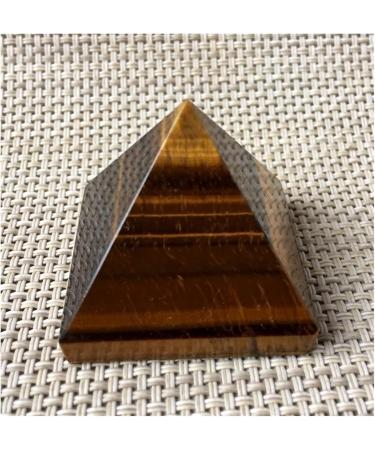 Pyramid Natural Tiger Eye Crystal Pyramid Gemstone Quartz Meditation Quartz Pyramis Chakra Meditation Crystal - Buy Online on GoSupps.com