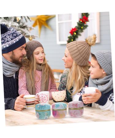 MAGICLULU 4pcs Sub-ing Scented Delicate Tinplate Makeup Women Jar Wrapping Powder Can Durable Cosmetic Holder - Buy Online on GoSupps.com