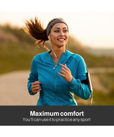 Reflective Headband for Night Visibility - Ideal for Jogging Running Walking Biking - Breathable & Thin Unisex Anthracite - Buy Online on GoSupps.com
