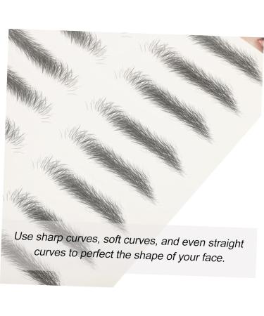 BIUDECO 8pcs Imitation Eco Eyebrow Sticker Water Transfer Eyebrow Sticker Hair-like Eyebrows Stickers Makeup Stickers Beauty Eyebrows Stickers False Eyebrows Cosmetics Imitation Eyebrow - Buy Online on GoSupps.com