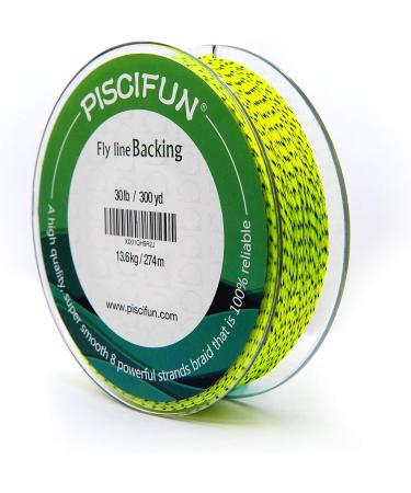 Piscifun Braided Fly Line Backing 20lb/100yd - Orange/White/Fluorescent Yellow - Strong and Durable - Buy Online on GoSupps.com