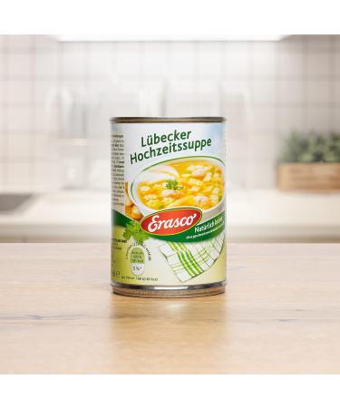 Erasco L beck Wedding Soup 390 ml - Authentic German Flavor | International Shipping Available - Buy Online on GoSupps.com