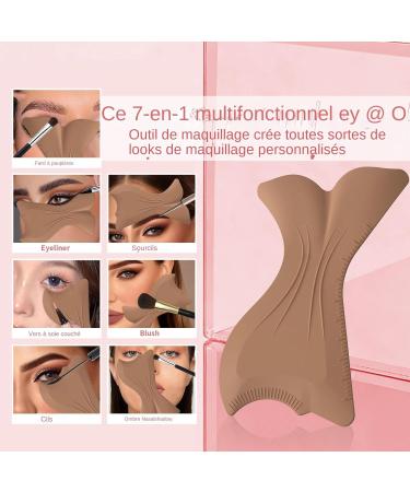  Renopfect Eyeliner Stencil | Eyeshadow Makeup Guide - Eyetour Makeup Stencil - For All Beauty Occasions: Party Gathering Photoshoot Travel Office Meeting - Buy Online on GoSupps.com