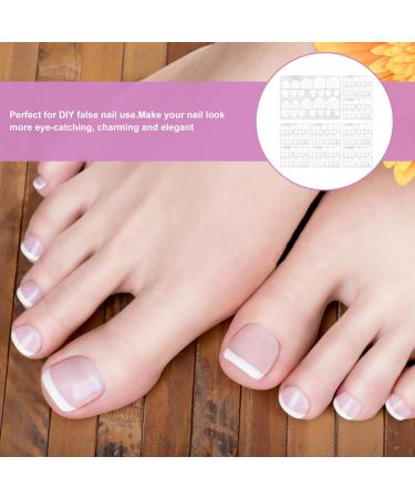 100 Sheets Nail Glue Stickers for Press on Nails Fake Nails Tab Nail Sticker Nail Decal Glue Sticker Label Organic Nails Stick on Nails Invisible Gummed Paper Adhesive - Buy Online on GoSupps.com