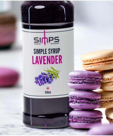 Simps Modern Beverage Lavender Syrup Coffee Syrup 946 mL - Buy Online on GoSupps.com
