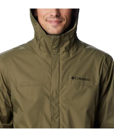 Columbia Watertight II Rain Jacket for Men - M Stone Green | Waterproof & Lightweight - Shop Now! - Buy Online on GoSupps.com
