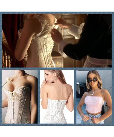 Abbaoww 8mm Polyester Boning - 50 Yards for Corset, Wedding Dress, Bridal Gowns - White - Buy Online on GoSupps.com