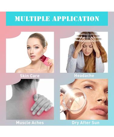 Vanalia Ice Roller for Face and Eye Gua Sha Massage - Facial Beauty Tool with Silicone Mold - Blue - Buy Online on GoSupps.com