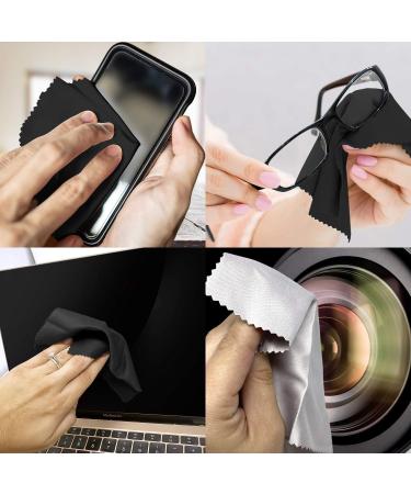 Microfiber Cleaning Cloth Pack of 6 | Reusable Eyeglass & Screen Cleaning Cloths for Glasses Phones Lenses & Delicate Surfaces - Buy Online on GoSupps.com