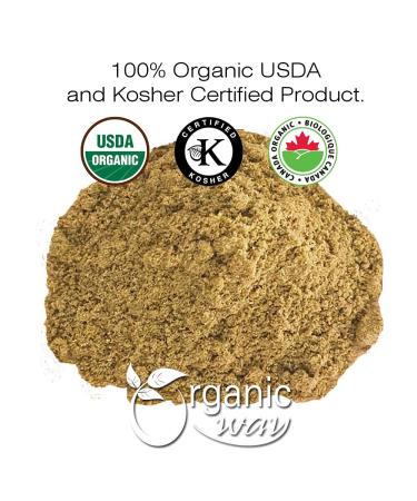 Organic Fennel Seed Powder - Digestive Aid | Raw, Vegan, Non GMO | USDA Certified | 1lb (16oz) | From India - Buy Online on GoSupps.com