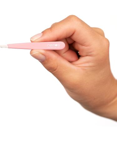 REMOS Eyebrow Tweezers Mini Handmade from Stainless Steel 8 cm Satin - Buy Online on GoSupps.com